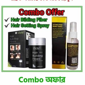 Hair Building Fiber & Setting Spray