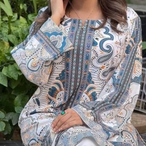 Dubai Butter Silk Three Piece 006