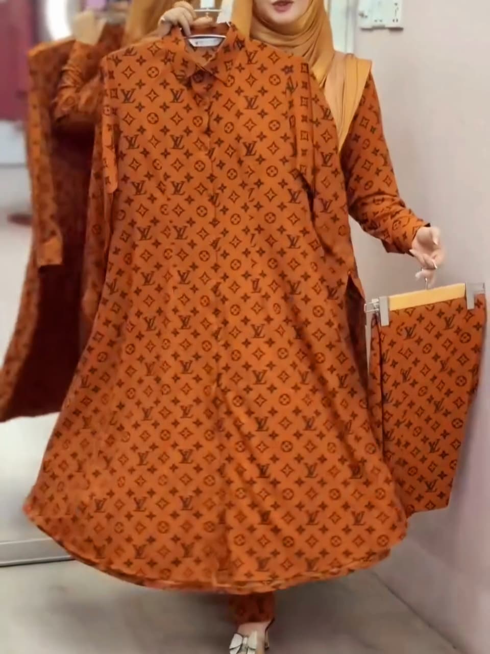 LV Orang Shirt Kurta with Pant